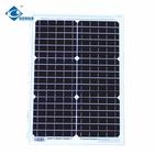 20W 18V Mono Crystalline Solar Power Panel ZW-20W-18V On Grid Solar Energy Charger System